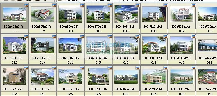 新农村住宅别墅设计图纸大全 农村别墅果图 1000套 CAD建筑图纸