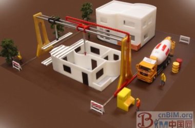 3D打印房子来了 20小时造一栋楼-BIM建筑网