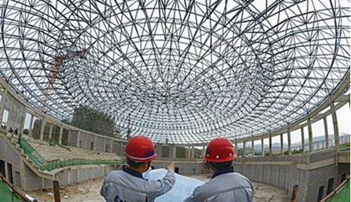 青岛美术学校单体建筑封顶-BIM建筑网