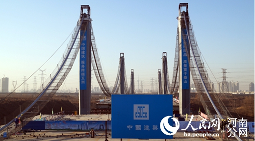 郑州标志性桥梁建筑潮河大桥 应用BIM技术进行桥梁模拟 郑州标志性桥梁建筑潮河大桥 应用BIM技术进行桥梁模拟