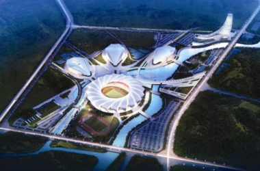 宜昌奥体中心采用BIM技术建立三维模型-BIM建筑网