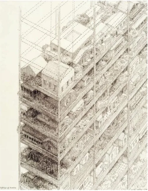 世界级建筑大师笔下的精美建筑图纸
