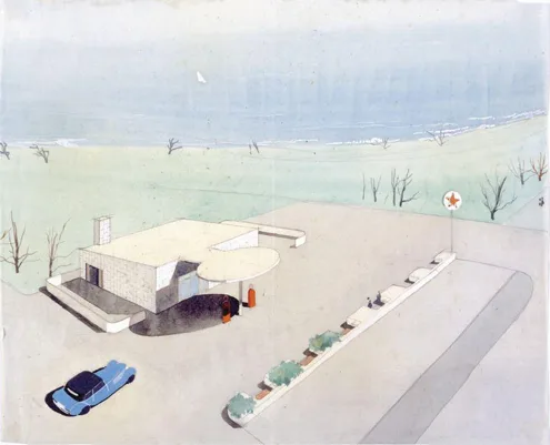 世界级建筑大师笔下的精美建筑图纸
