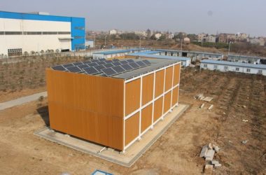 我国首个模块化绿色钢结构住宅主体完工-BIM建筑网
