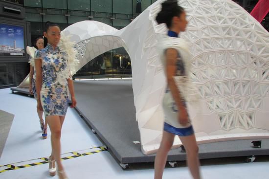 世界最大3D打印建筑“蘑菇云”亮相北京