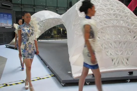 世界最大3D打印建筑“蘑菇云”亮相北京
