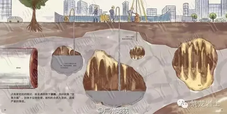 有人把建地铁的全过程画了下来，钢筋水泥也变得萌萌哒