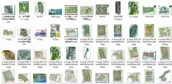 500个规划平面图打包 规划考研必备