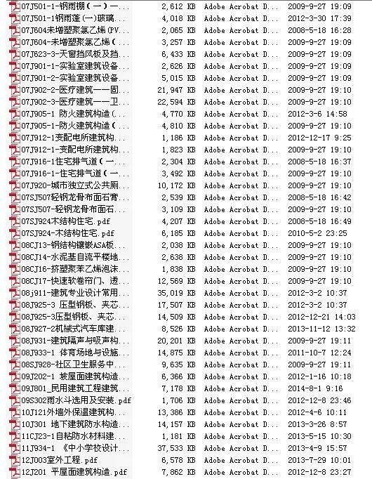 建筑专业图集大全，施工图过程必备（含最新版图集，包更新）