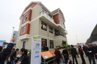 5小时建好三层楼 大型集成3D模块化住宅在沪首发-BIM建筑网