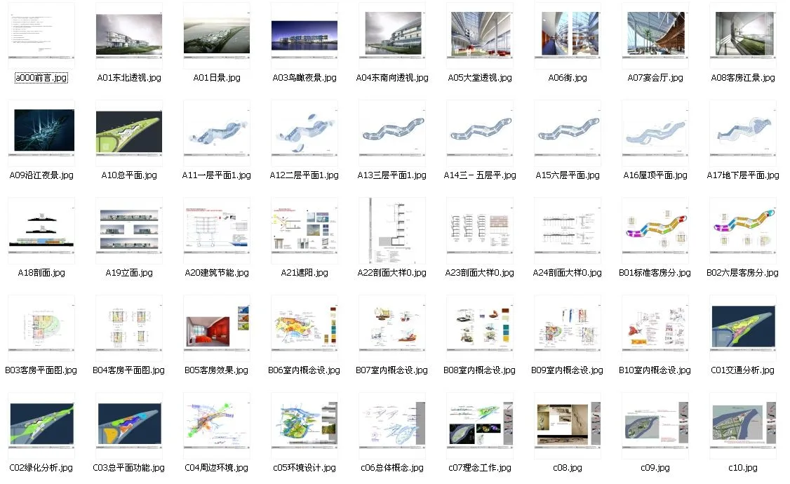 广州国际生物岛酒店建筑（含方案文本、CAD、设计说明）