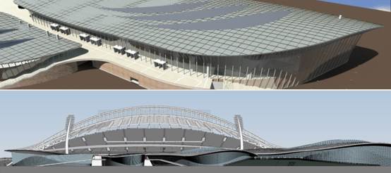 江门滨江体育中心项目BIM应用