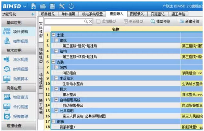 湖南三建湘潭市第三人民医院项目BIM应用 湖南三建湘潭市第三人民医院项目BIM应用