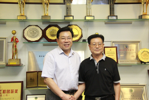 北京民营经济发展促进会领导考察北京建谊集团 北京民营经济发展促进会领导考察北京建谊集团