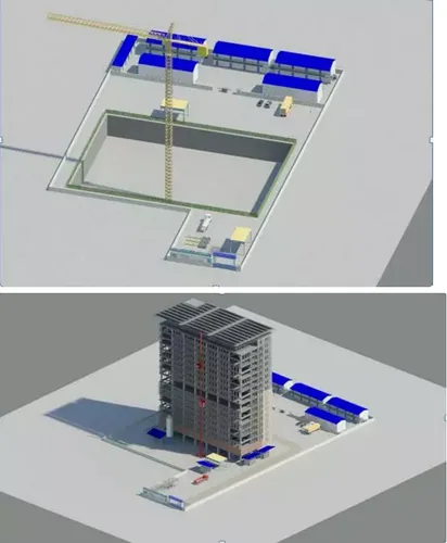 BIM技术在日本北九洲商务大厦建筑中大展身手