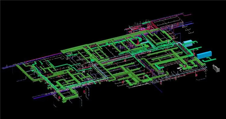 8套全专业完整BIM实际项目模型，建筑结构水暖电MEP各专业，高难度BIM实际项目