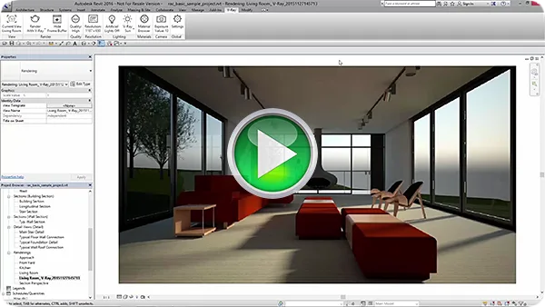 VRay for Revit 3.0 适用Revit2017 渲染插件可以利用它来渲染高品质图像！