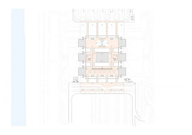 BIM建筑|珠澳年夜桥喷鼻口岸岸旅检年夜楼 / RSHP + Aedas