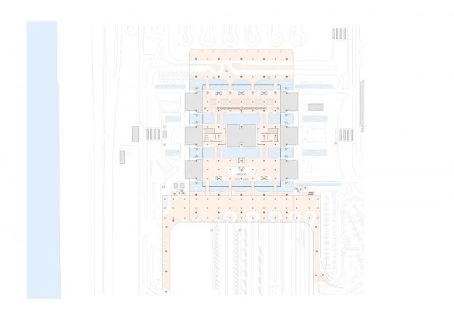 BIM建筑|珠澳年夜桥喷鼻口岸岸旅检年夜楼 / RSHP + Aedas