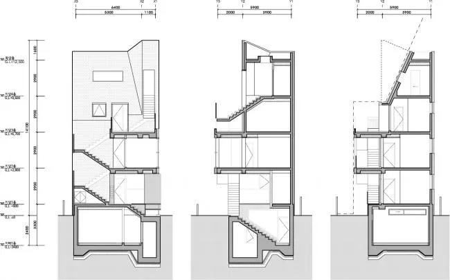 BIM建筑|韩国芒源洞“窄居” / Boundaries architects