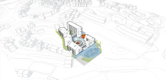 BIM建筑|村中的游乐场——广东省河源市特别教导黉舍