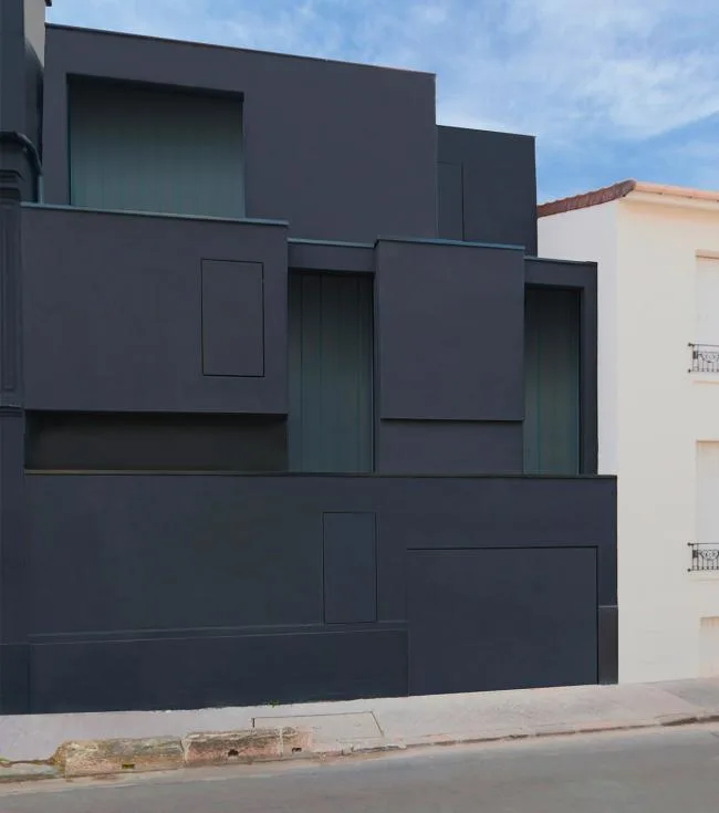 BIM建筑|巴黎“黑屋” 3BOX92 / Stephane Malka Architecture