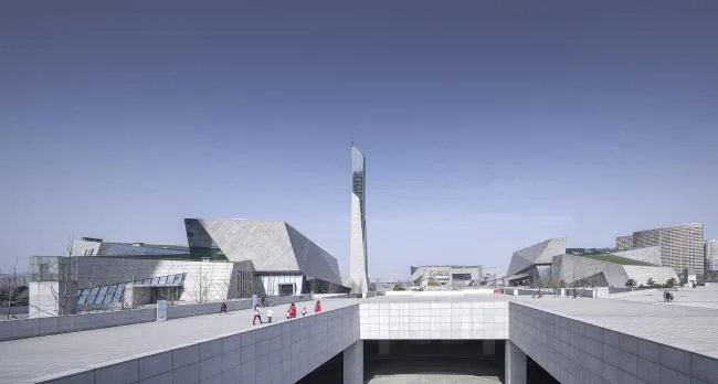 BIM建筑|长沙滨江文化园（长沙三馆一厅）/ 华南理工年夜学建筑设计研讨院陶郅工作室