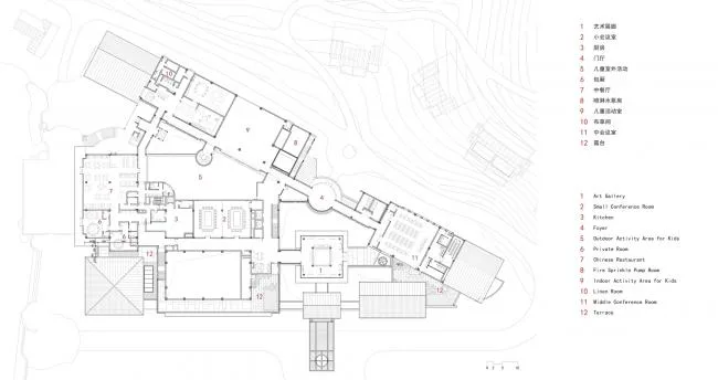 BIM建筑|杭州富春开元芳草地村落酒店 / 中国美术学院景致建筑设计研讨总院