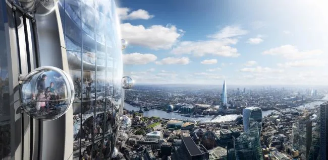 BIM建筑|福斯特事务所颁布伦敦新地标“郁金喷鼻”计划，俯瞰“小黄瓜”