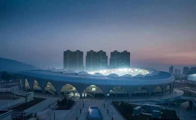 BIM建筑|临夏奥体中间运动场 / 杜兹设计