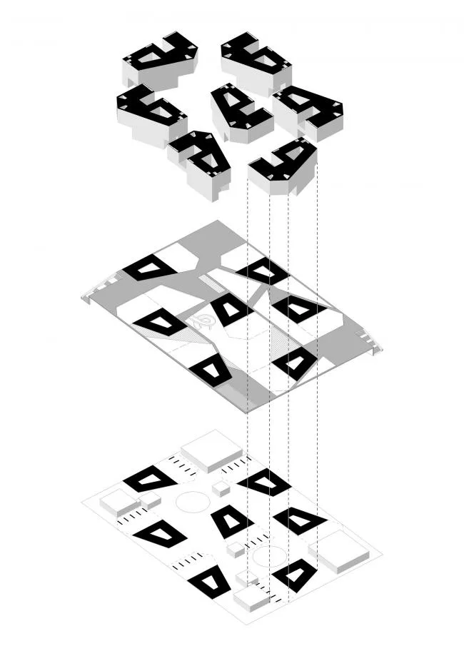 BIM建筑|火红色衬着年夜地，喧哗和安静并存：塔帕年夜学学生宿舍一期工程