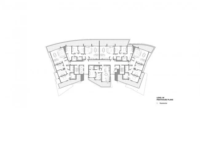 BIM建筑|水畔的守看之船：Aveo Bella Vista公寓楼