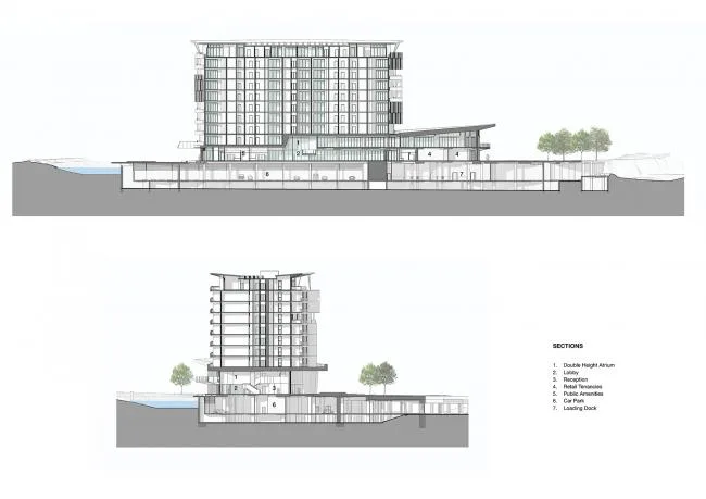 BIM建筑|水畔的守看之船：Aveo Bella Vista公寓楼