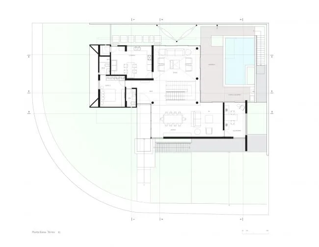 BIM建筑|沉寂优雅的巴西室第/Martins Lucena Arquitetos