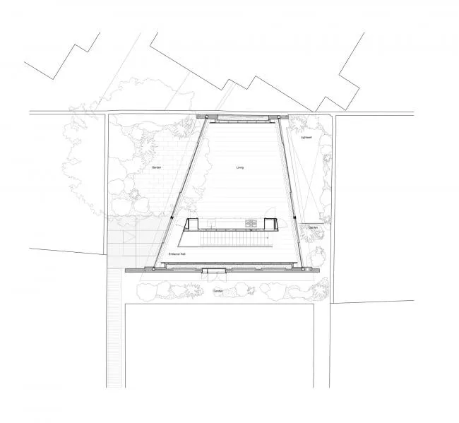 BIM建筑|弧曲屋顶瞻仰天空，栖身空间深埋年夜地——伦敦隐秘的花圃室第