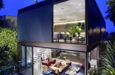 BIM建筑|清透现代的玻璃盒子/巴西盒子室第-BIM建筑网