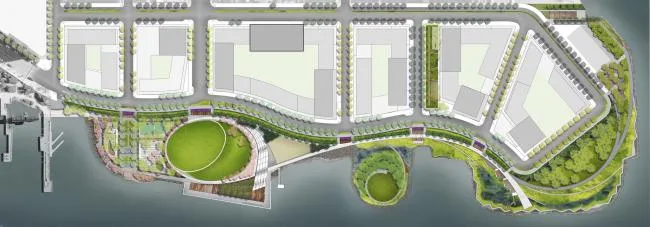 BIM建筑|南方滨水公园二期 Hunter’s Point / SWA/BALSLEY + WEISS/MANFREDI