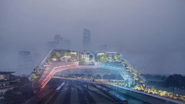 BIM建筑|UNStudio颁布荷兰海牙“中心立异区”计划，应对将来城市成长和可连续性