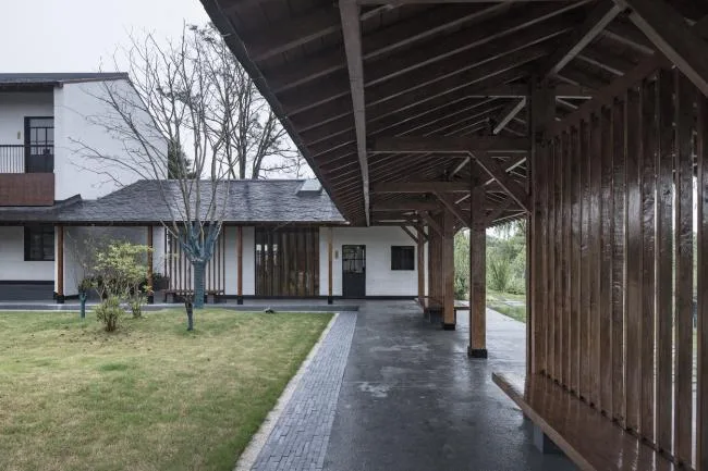 BIM建筑|崇明岛侯家镇文化运动中间 /上海/ 空间里建筑设计事务所