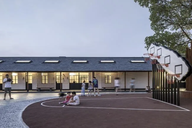 BIM建筑|崇明岛侯家镇文化运动中间 /上海/ 空间里建筑设计事务所