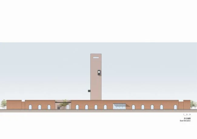 BIM建筑|湿地中的红砖塔 / 空格建筑
