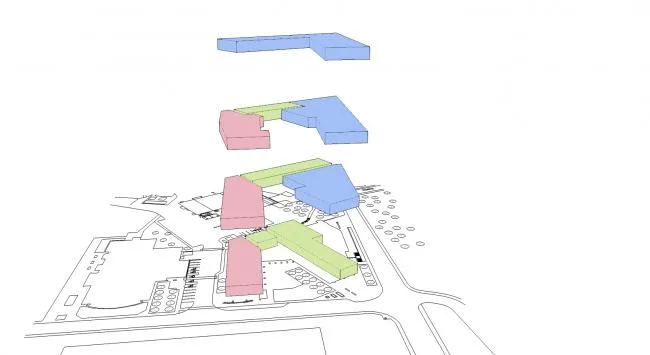 BIM建筑|跨界交换空间——西安粗略年夜学护理学院与信息媒体研讨院讲授楼