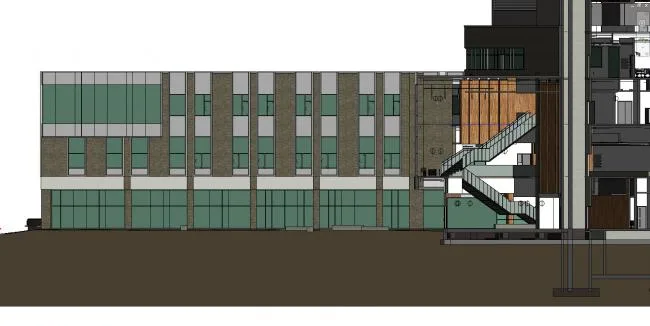 BIM建筑|跨界交换空间——西安粗略年夜学护理学院与信息媒体研讨院讲授楼