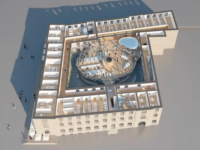BIM建筑|卢森堡市波斯特酒店计划颁布，百年建筑的“将来变形记”