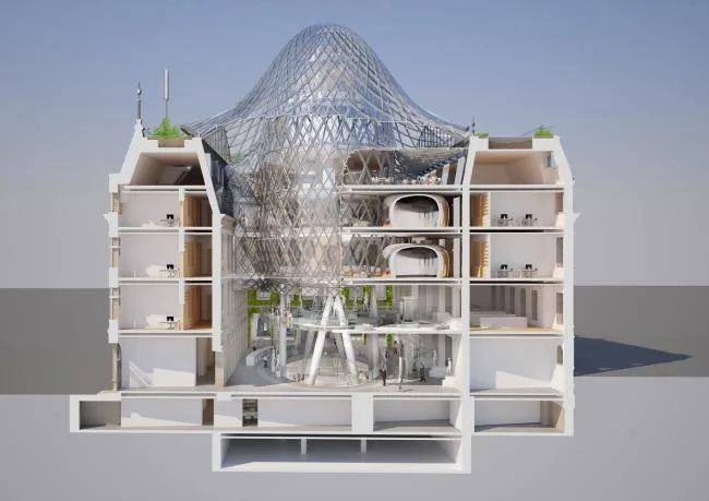 BIM建筑|卢森堡市波斯特酒店计划颁布，百年建筑的“将来变形记”