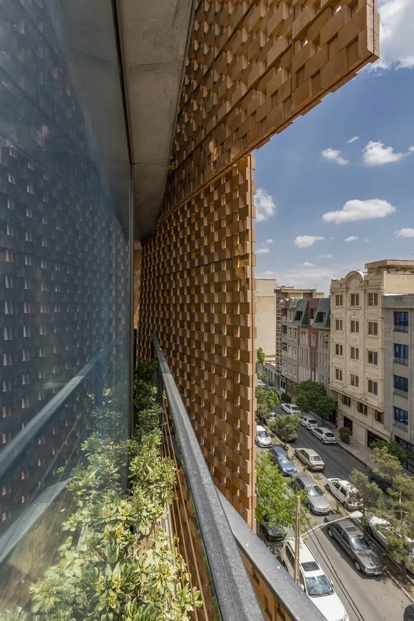BIM建筑|以空间划分空间：伊朗Saadat Abad公寓楼