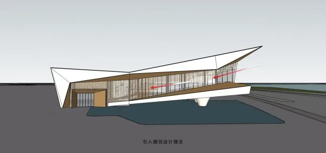 BIM建筑|展翅而飞的鹰：武汉朗廷元著生涯方法体验馆 / 成执建筑