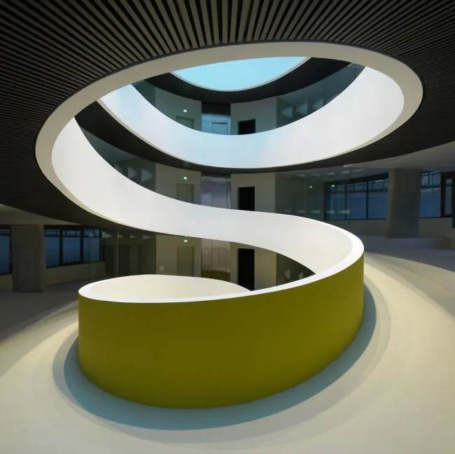 BIM建筑|优雅内敛，现代前锋螺旋发展的瑞士办公楼