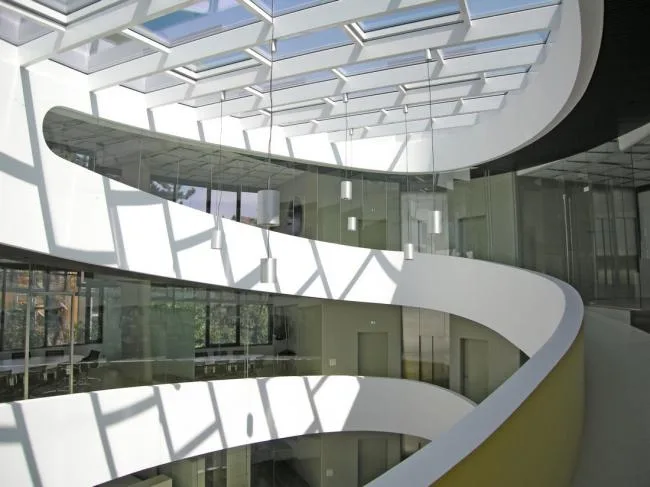 BIM建筑|优雅内敛，现代前锋螺旋发展的瑞士办公楼