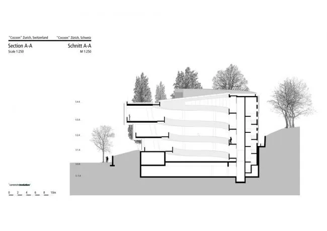 BIM建筑|优雅内敛，现代前锋螺旋发展的瑞士办公楼